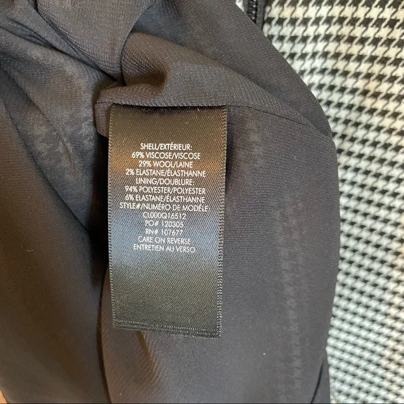 NWT Alice + Olivia Delora Houndstooth Dress size 4 - Picture 6 of 6